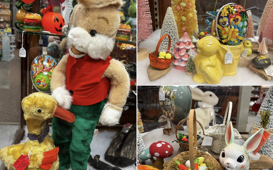 Vendor CMW at Coalfield Station Antiques is ready for Spring!